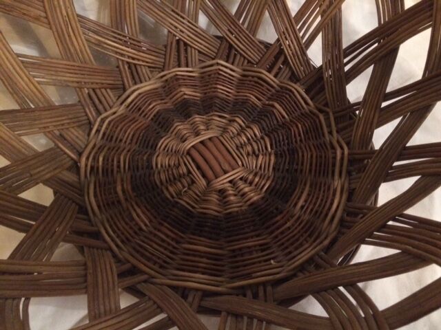 Vintage wicker basket