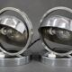 Pair of Bauhaus bedside lamps from the 1930s, Czechoslovakia