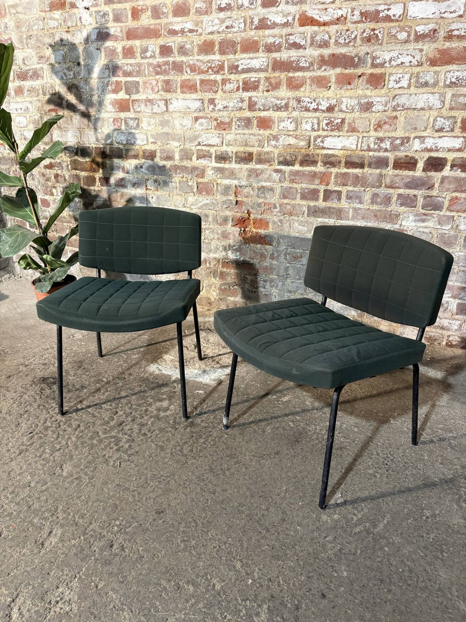 Pair of armchairs designed by Pierre Guariche for Meurop.