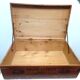 Wooden box advertising white bear starch