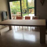 Rectangular high table Maxalto 240x110x73 natural oak