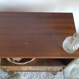 Pair of compass foot bedside tables