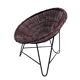 Rattan chair / armchair in the form of a woven basket from the 80's, Germany
