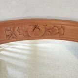 Art Deco half-moon mirror