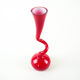 Red vase, Swing Vase, Danish design, manufactured by Normann Copenhagen