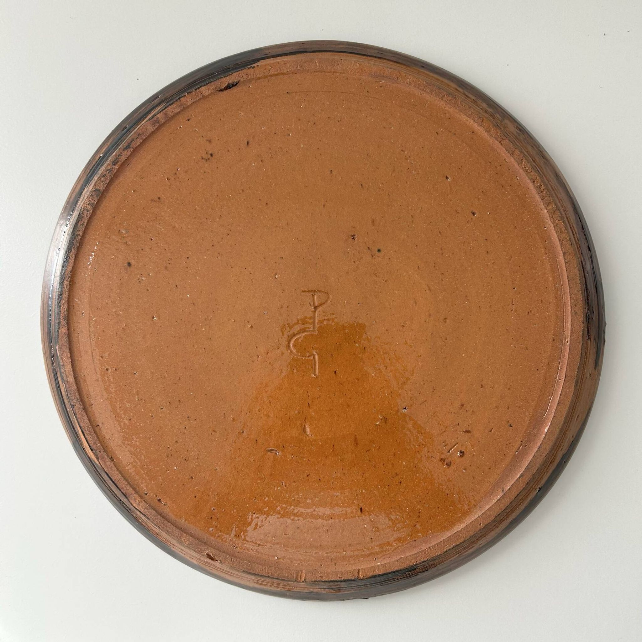 Large unique signed plate