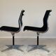 Model EA 105 aluminium chairs by Eames for Herman Miller, 1970s, set of 2