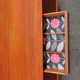 Sideboard of the 1960s teak doors sliding