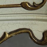 Vintage pair of 20th century Venetian Baroque style nightstands in painted wood