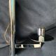 Pair of chrome metal sconces and smoked glass from Sciolari, 1970