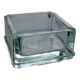 Vintage glass paved ashtray