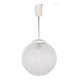 Vintage Mid Century Modern round glass pendant light