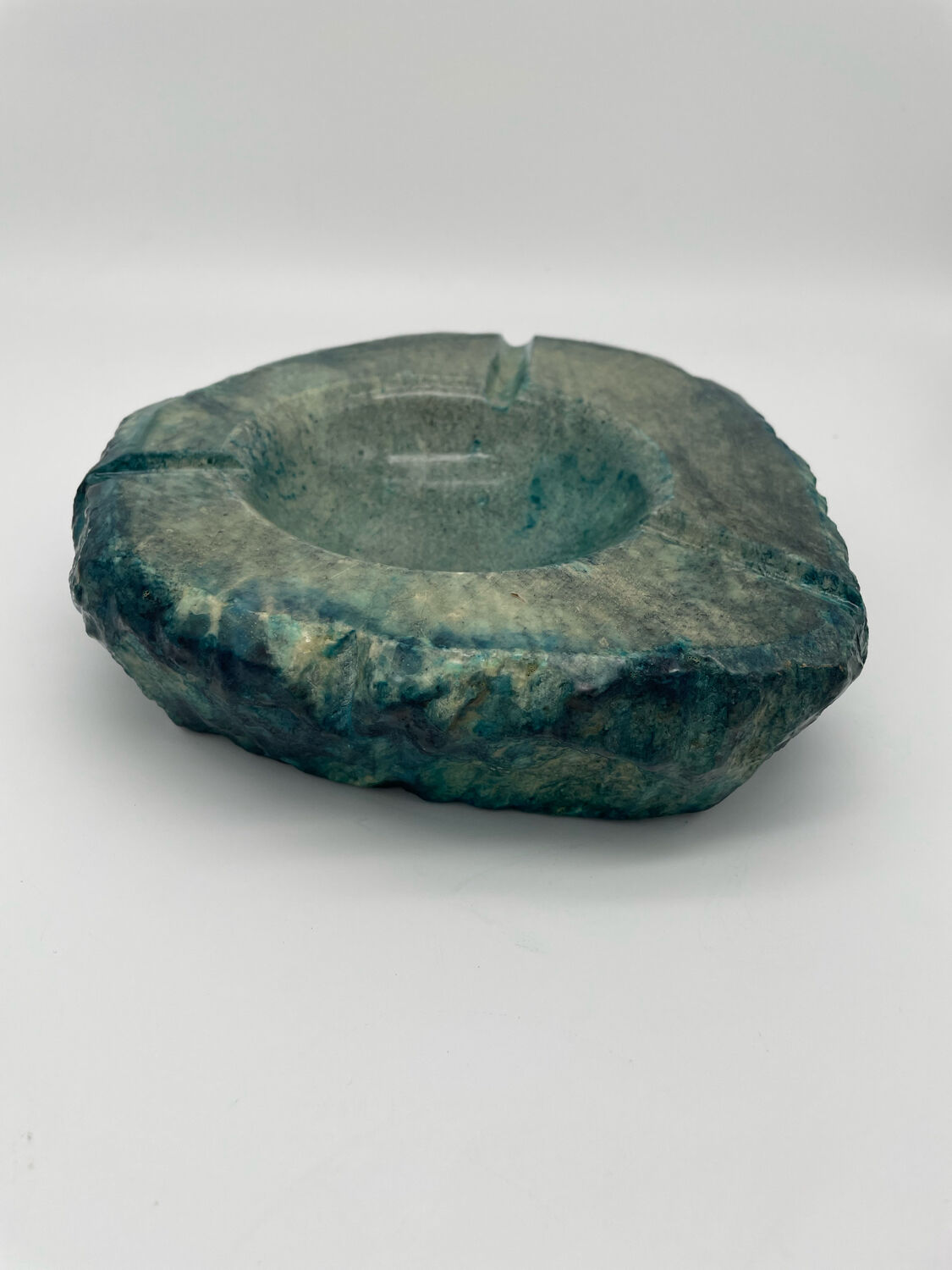 Italian ashtray in blue albarte