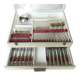 Complete silver-plated cutlery set of 61 pieces, Pearls model - in good condition.