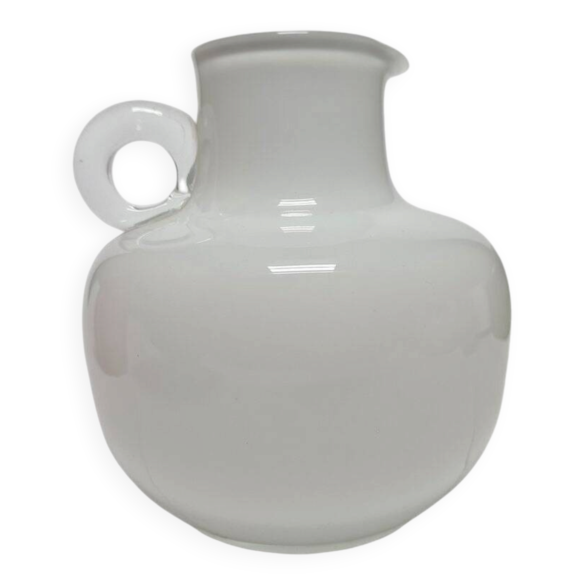 Postmodern jug from Tarnowiec Glassworks, Poland, 1970s