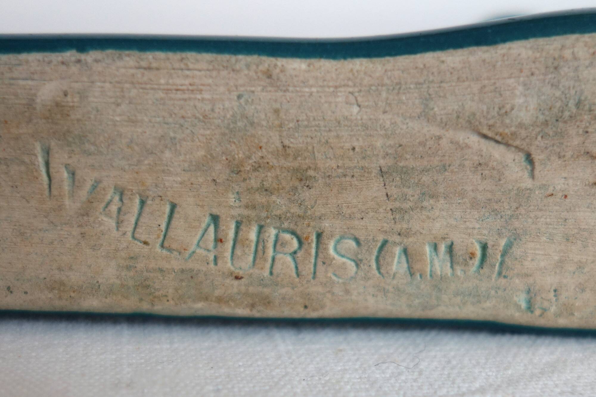 12 vintage Vallauris ceramic knife holders