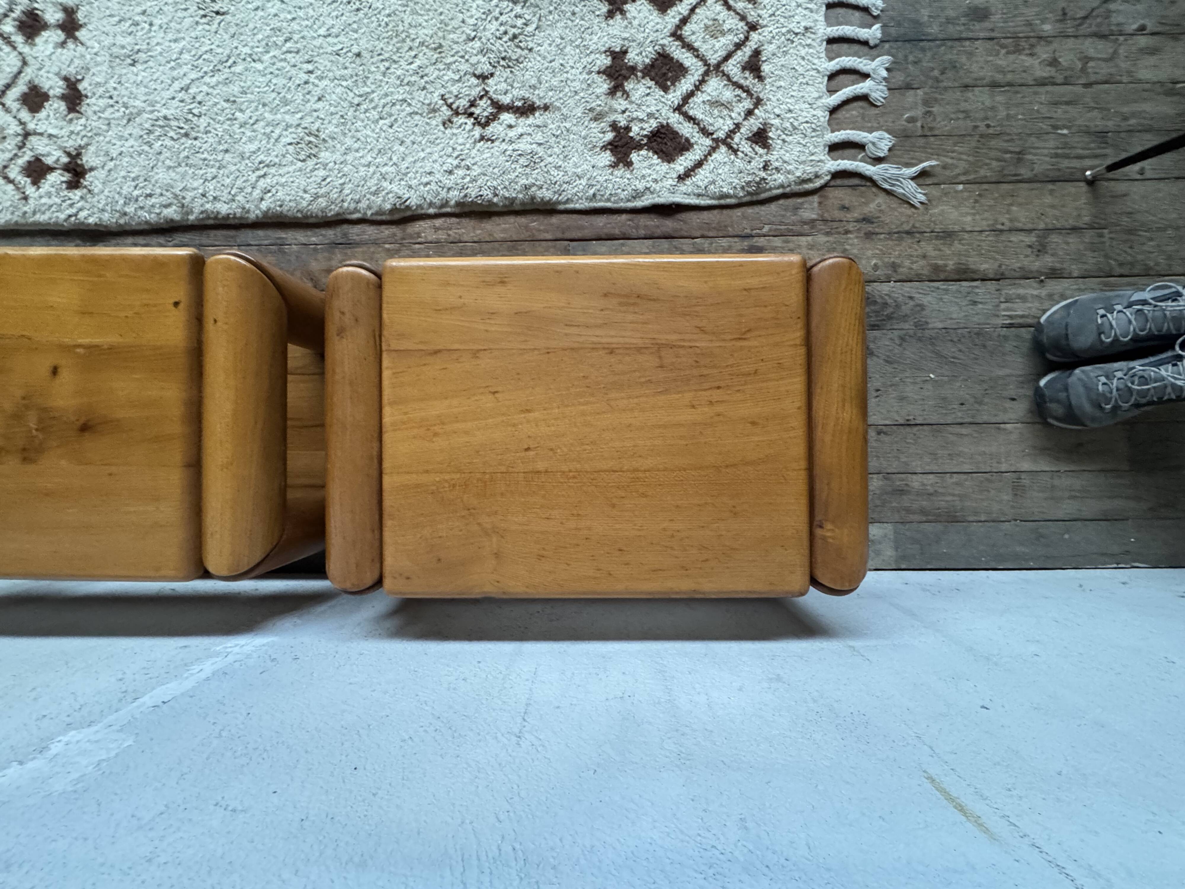 Bedside table, nightstand in Elm dlg Regain