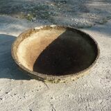 Large brutalist design garden planter bowl, germany 1960s