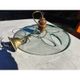 Vintage glass pendant from the 1960s.