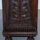 19th-century hand-carved Anglo-Burmese buffet with drawers and cupboards.