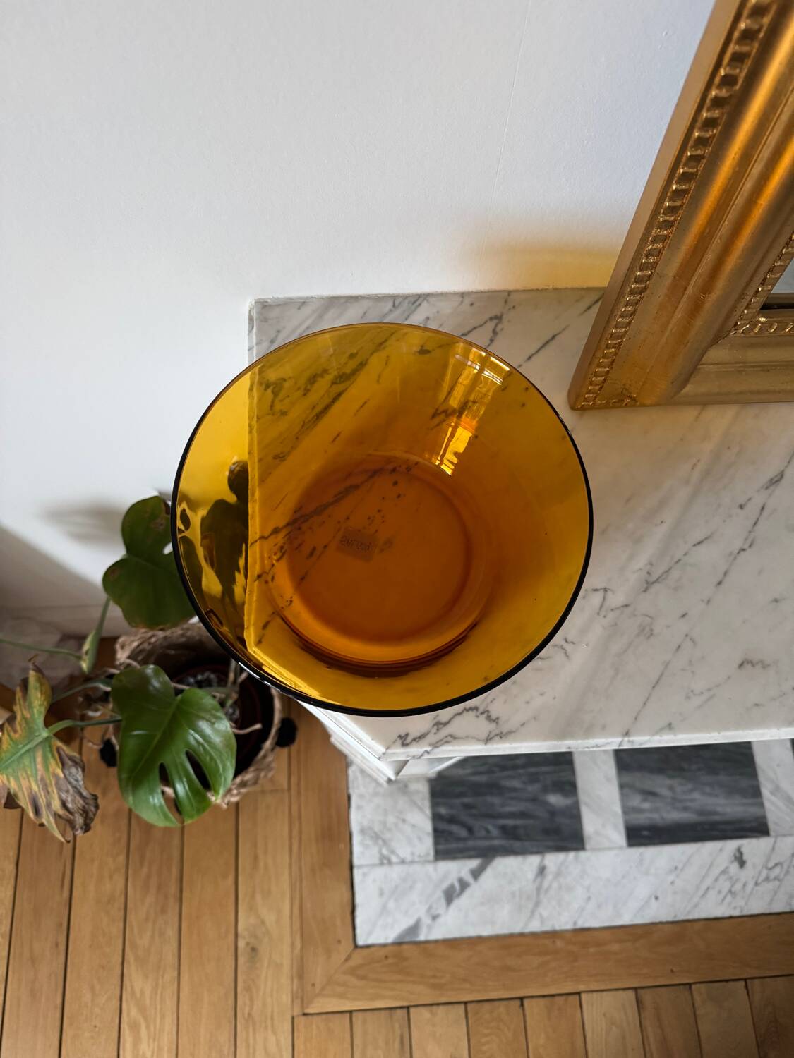 Duralex amber glass salad bowl
