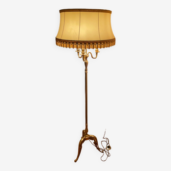 Solid bronze floor lamp Louis XVI style