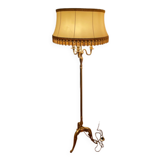 Solid bronze floor lamp Louis XVI style