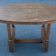 Antique wood table, dining table, oval table, living room, kitchen, countryside