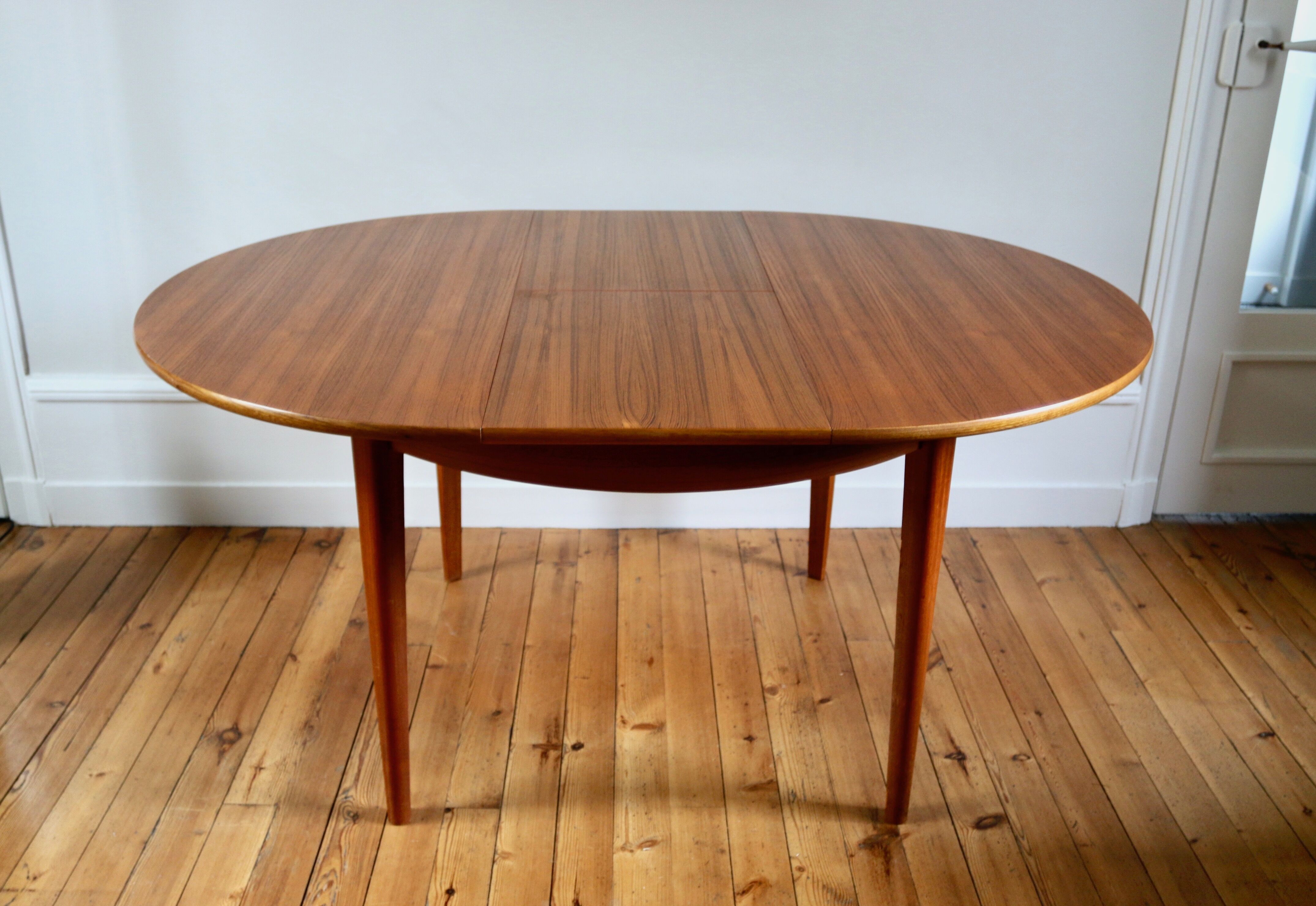 Scandinavian teak meal table vintage 1960