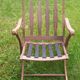 Fauteuil bois pliant