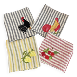 Serviettes brodées