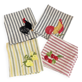 Embroidered towels