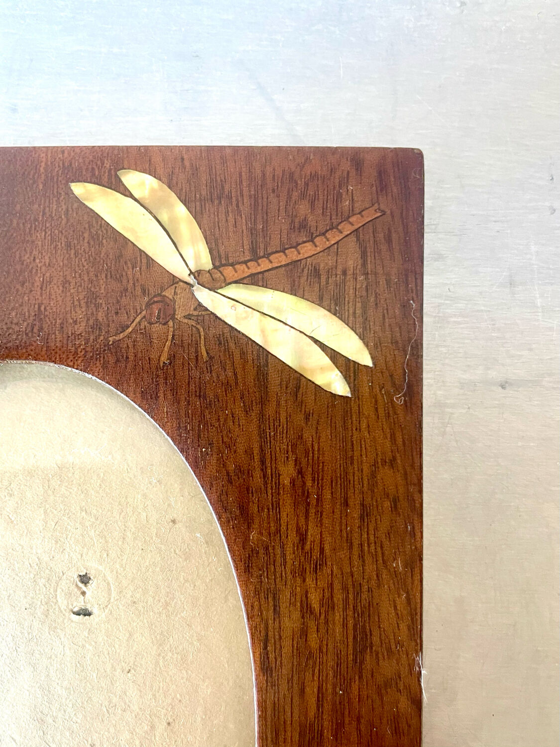 Art nouveau wood frame