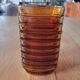 9 coupelles carrées vintage en verre fumé