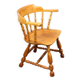 Fauteuil Windsor de style vintage à dossier en fuseau, Europe centrale, vers les années 1970–1980