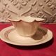 Armelle sauce boat Sarreguemines hand-painted
