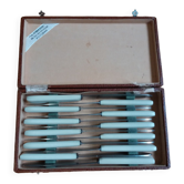 Art Deco knives in their box