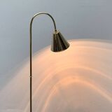 Mid-century brass floor lamp by Jacques Adnet for Valenti, Spain, 1960s.