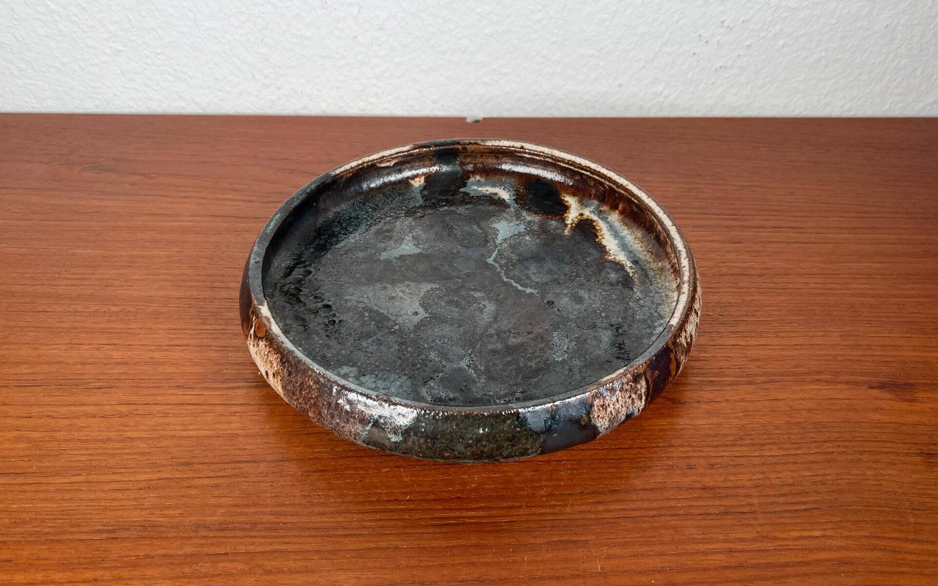 Bowl by Studio of Danish Brutalist Mid-Century Pottery by Jim & Henny Waldorff, Svaneke, Bornholm, 1960s
