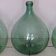 Set of 3 old Vintage 20 demijohn L-15L - 10L