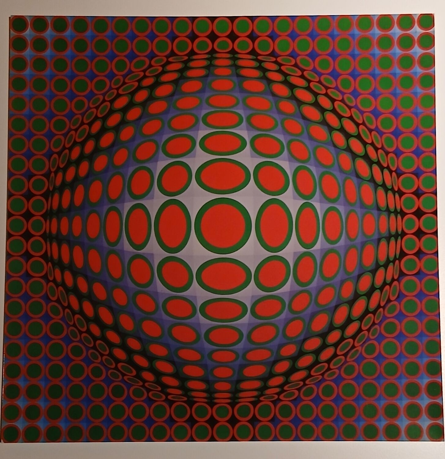 Victor Vasarely, Serigraph Vega, circa 1970, op art