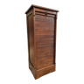 Antique roller shutter cabinet, oak chest of drawers, filing cabinet