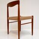 Refurbished set of 4 papercord chairs by H. Klein for Bramin, 1960s