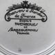 Vintage Au Clair de la Lune Plate from the 1930s Sarreguemines fayenceries
