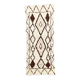 Tapis berbere beni ouarain vintage 70x170 cm