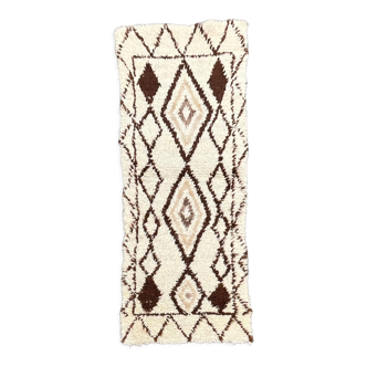 Rug berbere beni ouarain vintage 70x170 cm