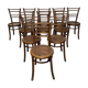 Chaises, Italie, fin XIXe siècle, lot de 11