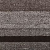 418x65 cm dark brown beige turkish runner wool kilim rug, corridor kilim