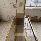 Brass shelf 1970 Belgo Chrom regency