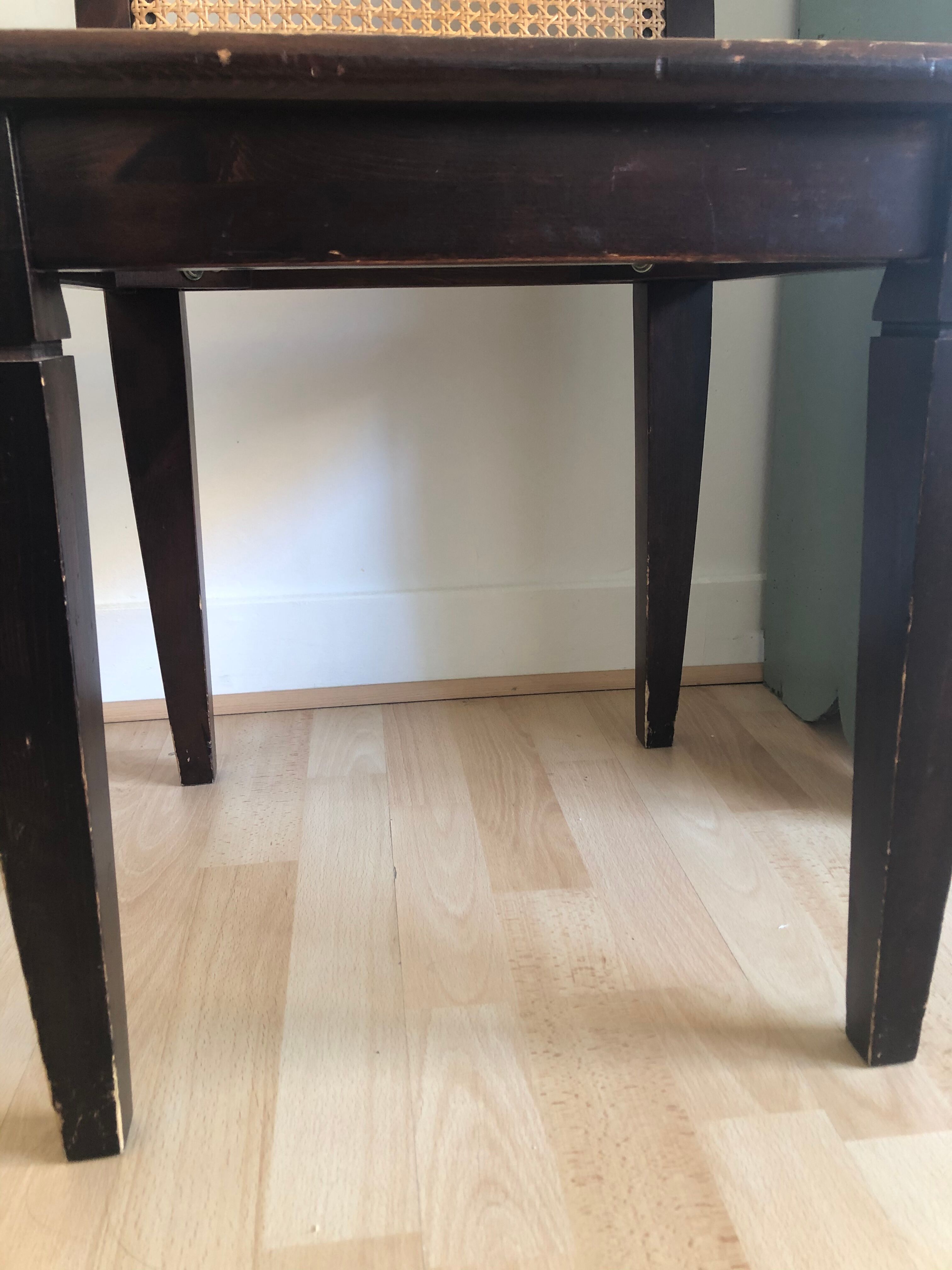 Fauteuil vintage cannage